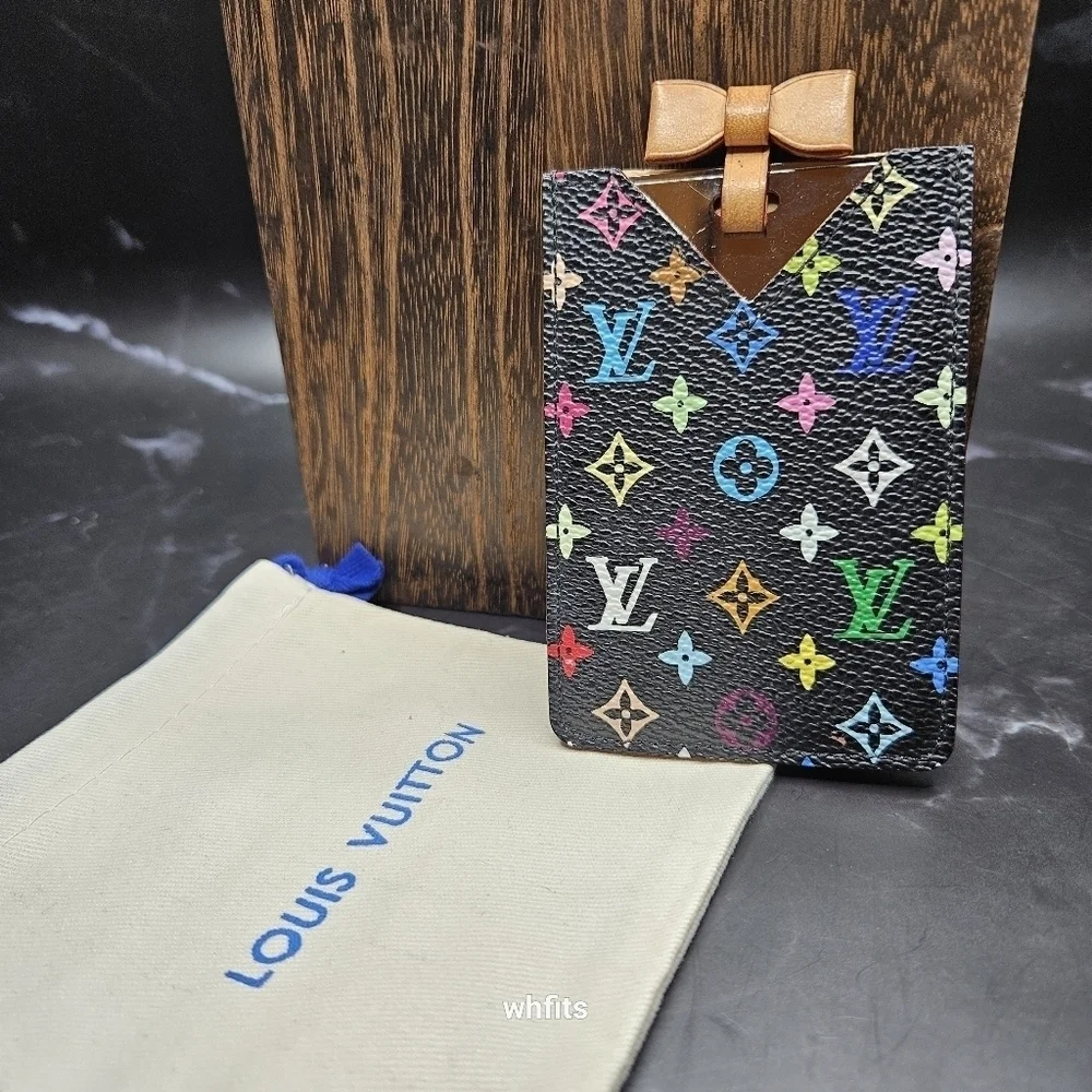 Louis Vuitton Multicolor Monogram (Rare Blue Colorway) Pocket Mirror - Picture 1 of 4